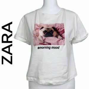 Zara | Tops | Zara Cuffed Morning Mood 